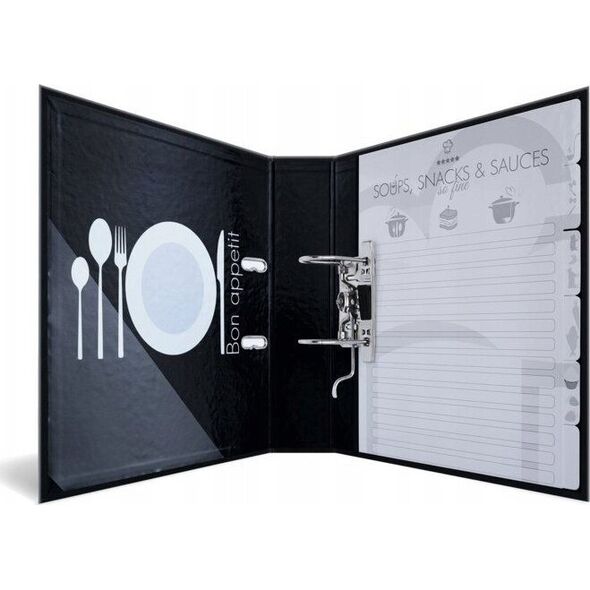 Herma Herma Recipe Folder  black Home Cooking DIN A4        19668