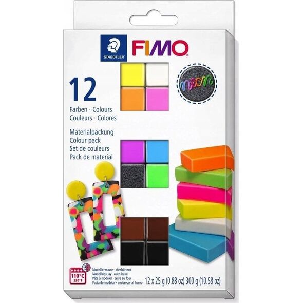 Fimo FIMO Mod.masse Effect Neon 12er-Set retail