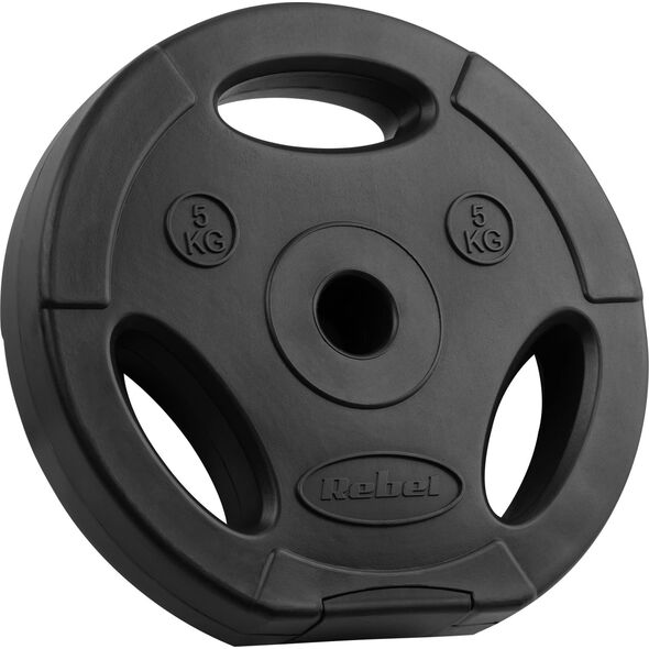 Rebel Zestaw obciążeń bitumicznych 4x5kg, otwór 31mm, talerz z uchwytami, REBEL ACTIVE