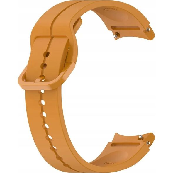 OEM Pasek silikonowy do SAMSUNG Watch 4 / 5 zółty (9)