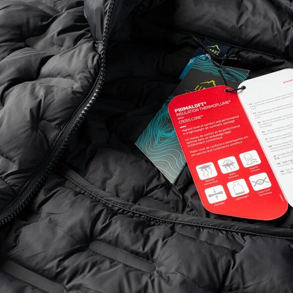 Elbrus Męska kamizelka pikowana Elbrus Mines Vest Primaloft czarny rozmiar XXL