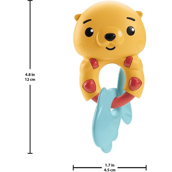 Fisher Price Grzechotka Gryzak Wesoła Wydra