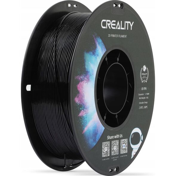 Creality Creality Filament TPU, 1kg, 1,75mm, Black (3301040040)