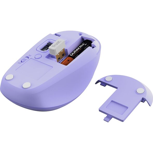 Mysz Trust Trust Yvi+ myszka Uniwersalne Oburęczny RF Wireless + Bluetooth Optyczny 1600 DPI