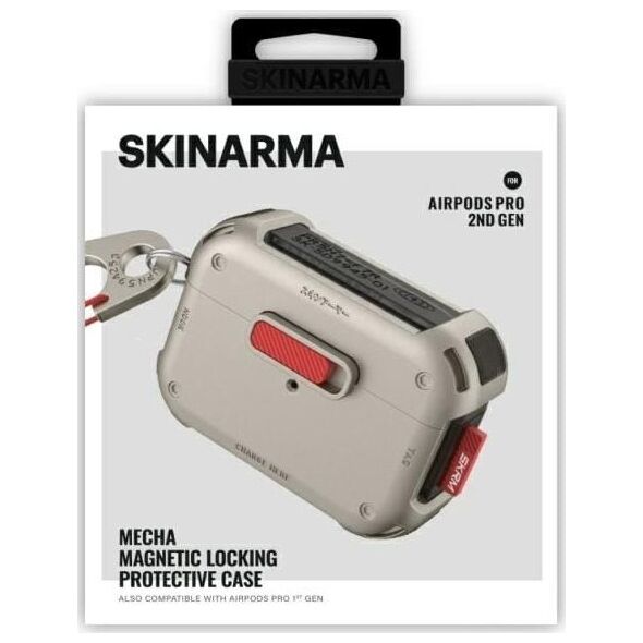 Skinarma etui Mecha AirPods Pro 2         titanium
