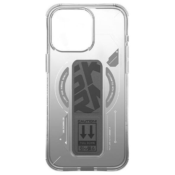 Skinarma etui Helio iPhone 16 Pro Max     6.9" Magnetic Charging + Grip Stand titanium