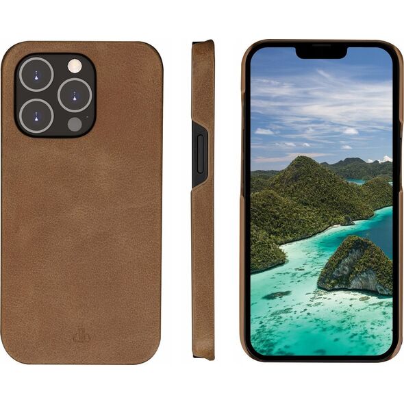 Etui dbramante 1928 Lynge 2w1 Wallet do   iPhone 14 Pro brązowy/brown