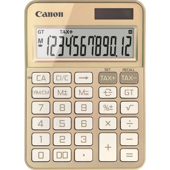 Canon KS-125KB kalkulator Komputer stacjonarny Podstawowy kalkulator Złoto