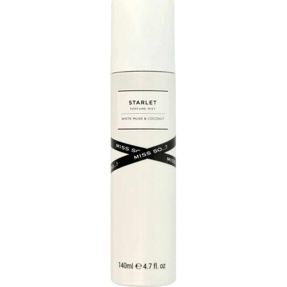 Gosh Starlet, Miss So...?, Mist Spray, White Musk & Coconut, 140 ml For Women