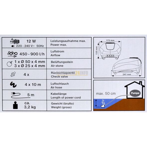 Krups T.I.P. 30431 API 1000/4 Perlator 900 l/h