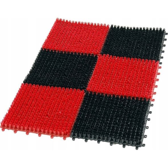 UN WYCIERACZKA TRAWKA PLASTIKOWA 6-CZÄÅCIOWA 36*55CM BLACK/RED