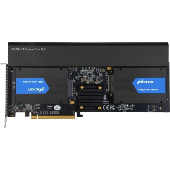Sonnet Fusion Dual U.2 SSD PCIe Card - SSD not included * New