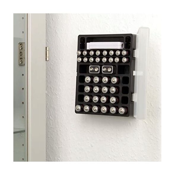 Ansmann ANSMANN 1900-0041 Storage box for up to 24x Mignon AA, 16x Micro AAA and 4x 9V E-Block