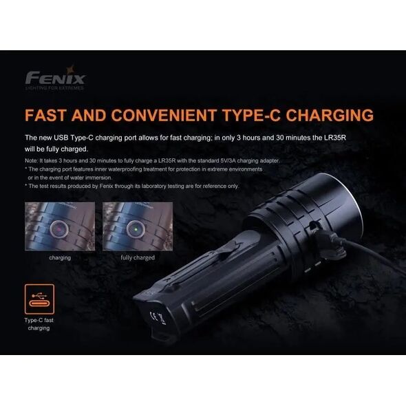 Latarka Fenix Fenix Torch LR35 14 cm, 10000 lm