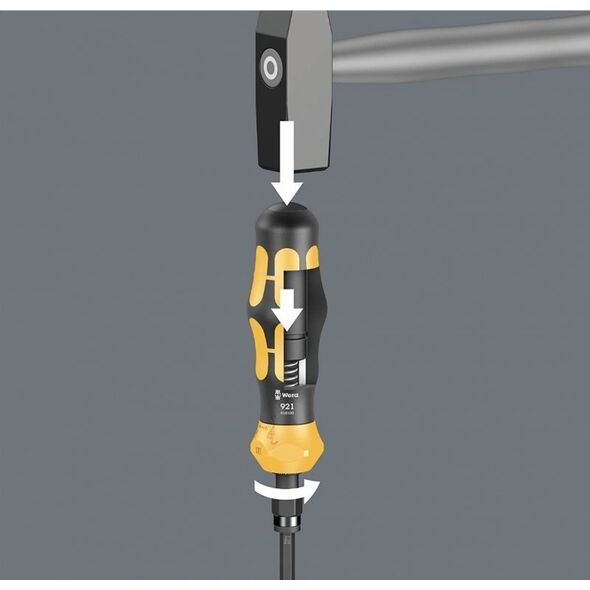 Wera WKRÄTAK UDAROWY 921 KRAFTFORM PLUS, SERIA 900, 1/4' X 163.5