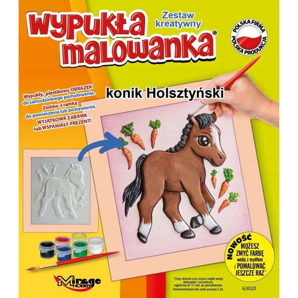 Mirage Wypukła malowanka Konik Holsztyński