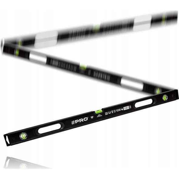PRO POZIOMICA MALOWANA CZARNA FREZ Z UCHWYTEM HD SERIA 900 100CM
