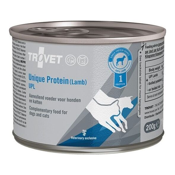 Trovet Trovet Unique Protein UPL Jagnięcina dla psa i kota puszka 200g
