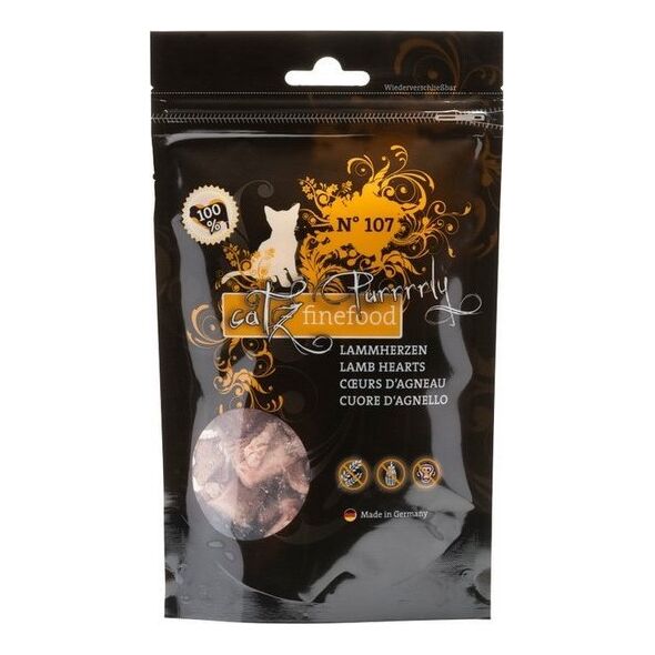 Catz Finefood Catz Finefood Purrrrly N.107 Serca jagnięce 35g