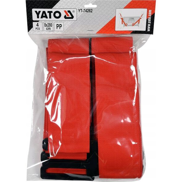 Yato PASY DO PRZENOSZENIA MEBLI 8*280 CM, 4SZT.