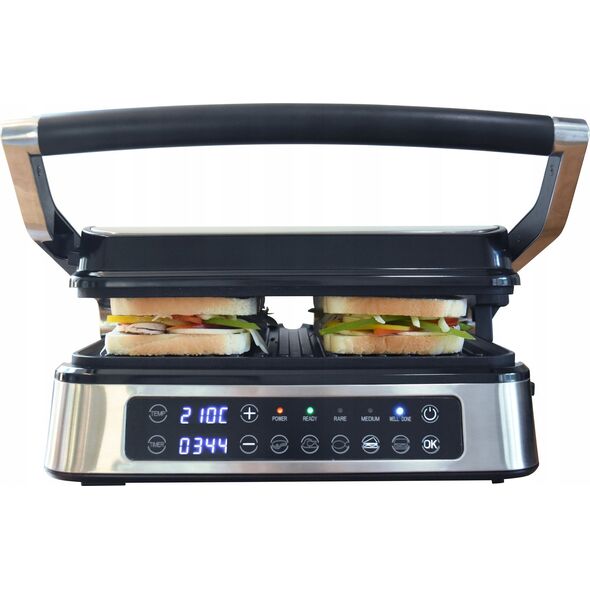 Grill elektryczny Lund GRILL ELEKTRYCZNY STOÅOWY 2000W,PANEL LED 29*23CM