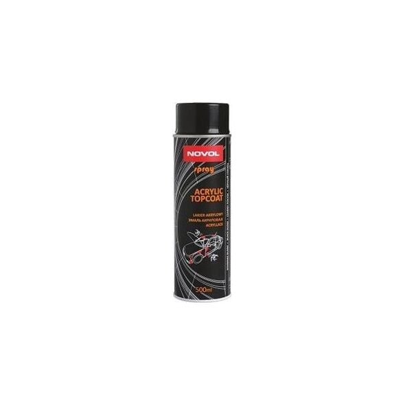 Novol SPRAY ACRYL TOPCOAT CZARNY POÅYSK 500 ML
