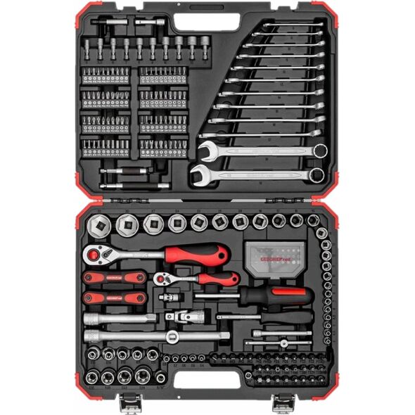 Gedore GEDORE red Socket Set 1/4  + 1/2   232-pieces