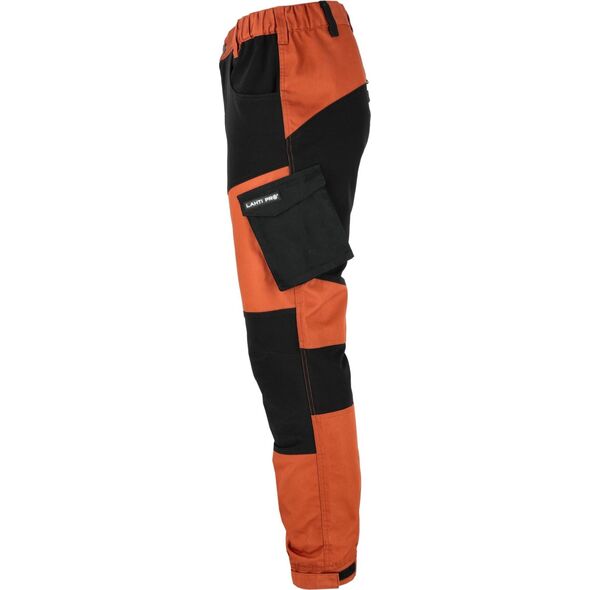 Lahti Pro SPODNIE Z ELEMENTAMI STRETCH CEGLASTO-CZARNE, "2XL",CE,LAHTI