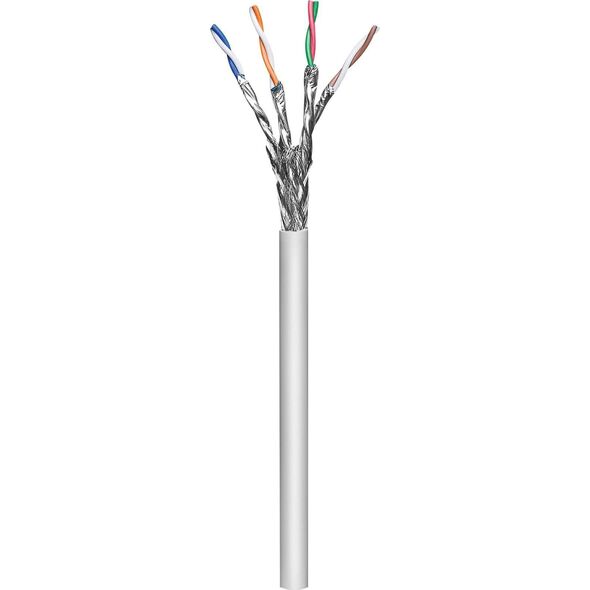 MicroConnect S/FTP CAT6a 100m Grey, LSZH