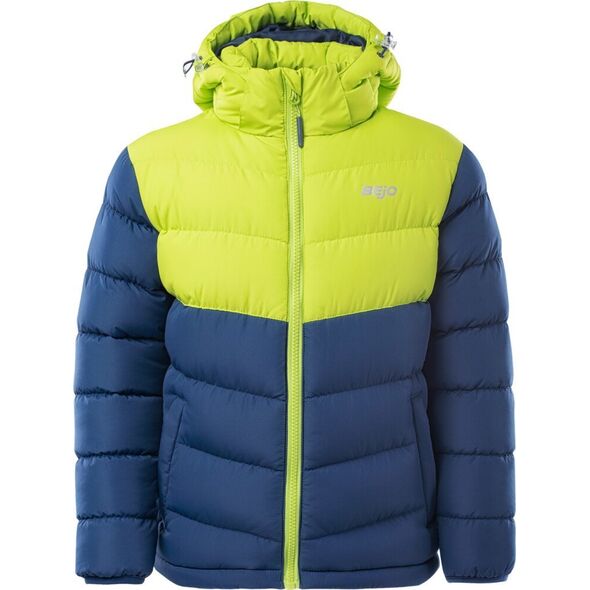 Bejo Dziecięca kurtka zimowa pikowana Bejo Baldey Ii Kdb estate blue/lime green rozmiar 122