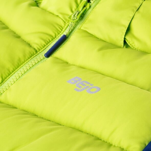 Bejo Dziecięca kurtka zimowa pikowana Bejo Baldey Ii Kdb estate blue/lime green rozmiar 122
