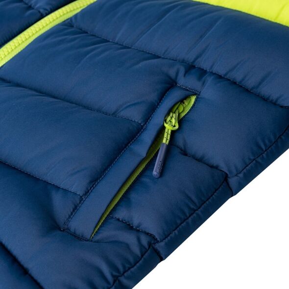 Bejo Dziecięca kurtka zimowa pikowana Bejo Baldey Ii Kdb estate blue/lime green rozmiar 122