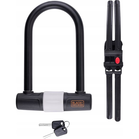 Black+Decker ZAPIĘCIĘCIE ROWEROWE U-LOCK 140X250mm BLACK+DECKER