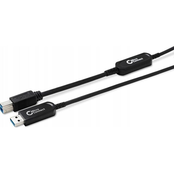 Kabel USB MicroConnect Microconnect MC-USB3.0AB10OP kabel USB 10 m USB 3.2 Gen 2 (3.1 Gen 2) USB A USB B Czarny