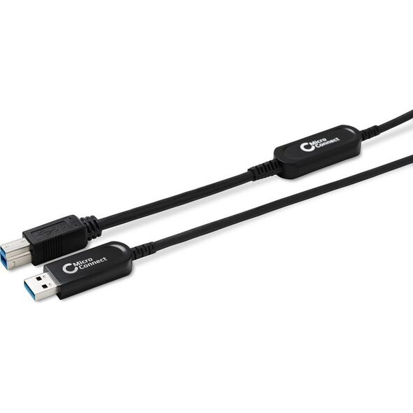 Kabel USB MicroConnect Microconnect MC-USB3.0AB10OP kabel USB 10 m USB 3.2 Gen 2 (3.1 Gen 2) USB A USB B Czarny