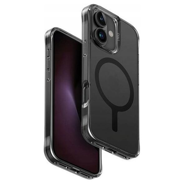 Uniq UNIQ etui LifePro Xtreme iPhone 16 6.1" Magclick Charging czarny/frost smoke