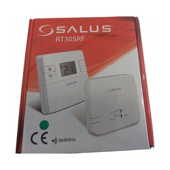 Salus Salus bezprzewodowy, natynkowy elektroniczny termostat RT305RF, dobowy