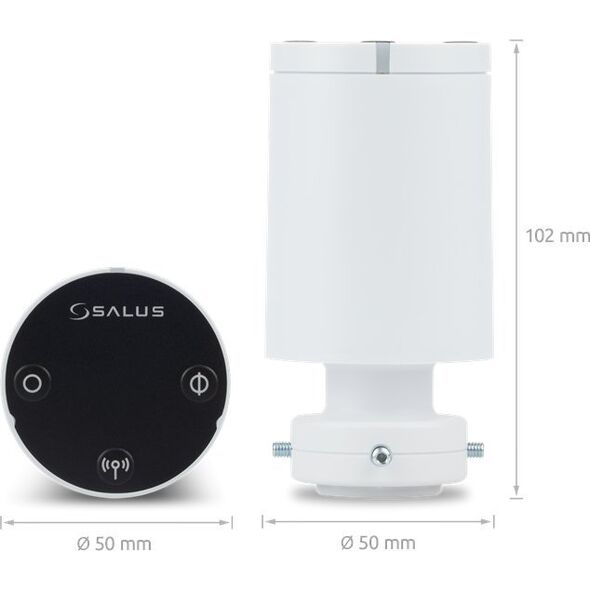 Salus Salus elektroniczna grzejnikowa głowica termostatyczna TRV10RFM, M30x1,5 mm, bateryjna