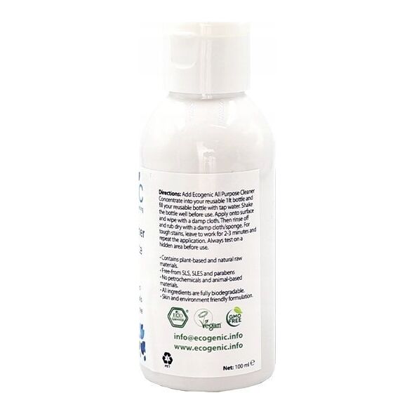 ECOGENIC Ecogenic, Refill uniwersalnego płynu do czyszcenia różnych powierzchni, Pomarańcza, 100 ml