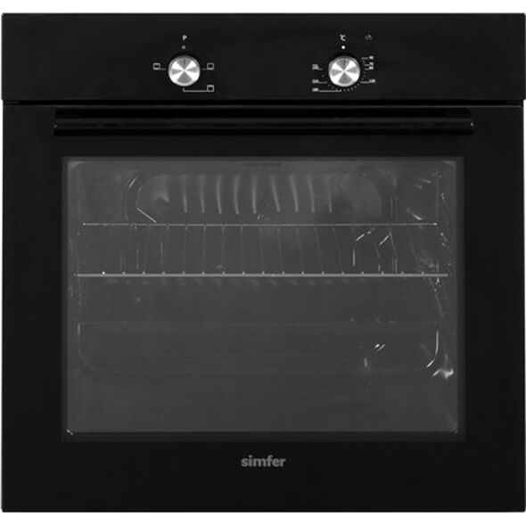 Piekarnik Simfer Simfer | Oven | 8004AERSP | 62 L | Electric | Manual | Mechanical control | Height 60 cm | Width 60 cm | Black