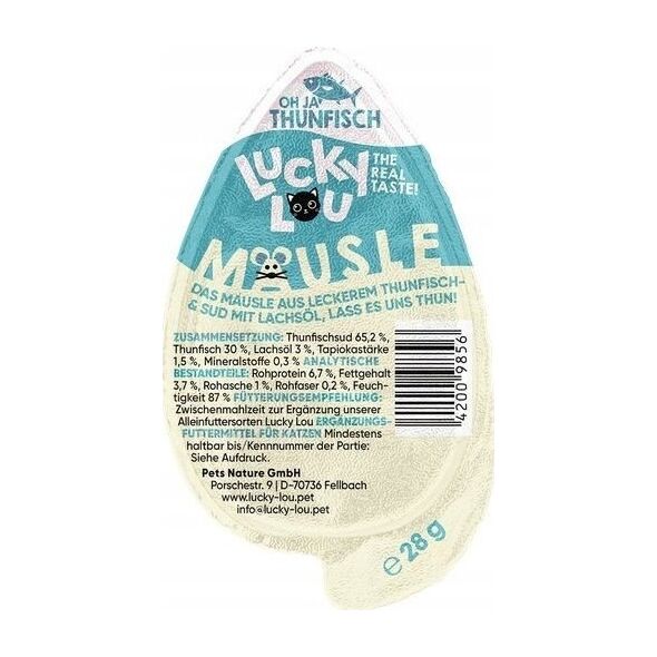 Natural Code Lucky Lou Mausle Tuńczyk 28g