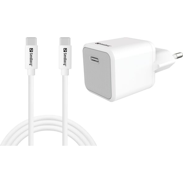 Ładowarka Sandberg USB-C AC Charger +USB-CC