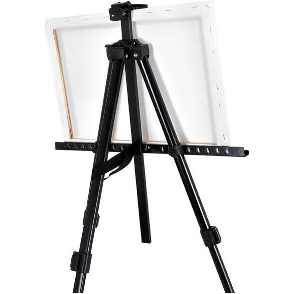Elpio evalet de pictor pliabil cu geant, reglabil pe nlime, metal, negru