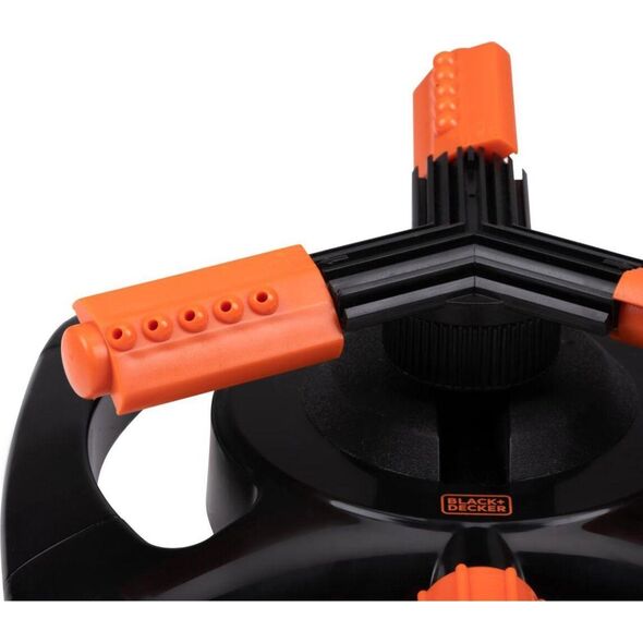 Aptel Zraszacz obrotowy 3 ramienny ogrodowy 15 dysz black  decker