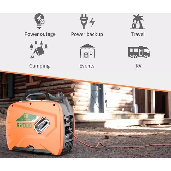 Agregat MasterCut Agregat Prądotwórczy Generator Prądu 230V 2kW Kepism K2000