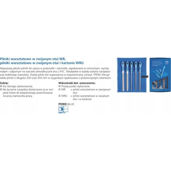 Pferd File set PFERD WF 541 WRU 250 H1