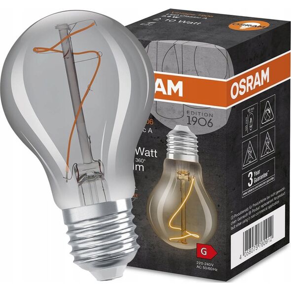 Osram LED LAMP E27 60 3.4W 1800K 230V