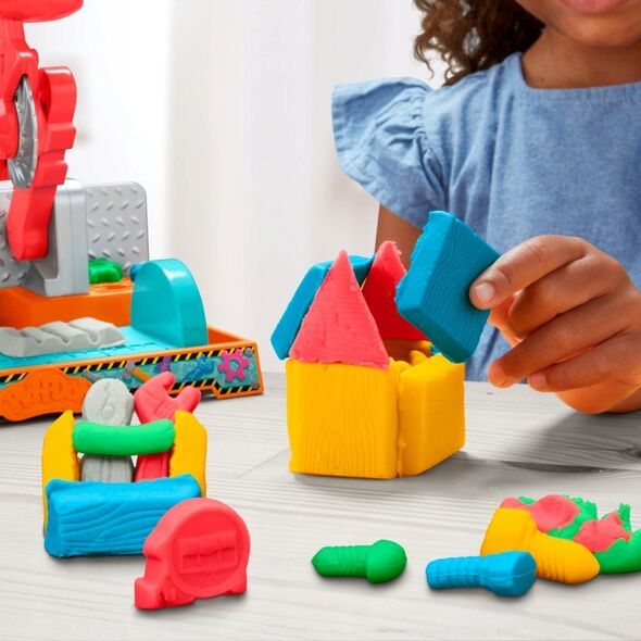 Play-Doh PLAY-DOH playset Stamp n saw tool bench