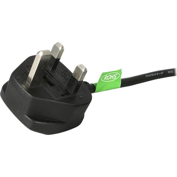 Kabel zasilający StarTech StarTech PXT101UK kabel zasilające Czarny 1,8 m BS 1363 C13 panel