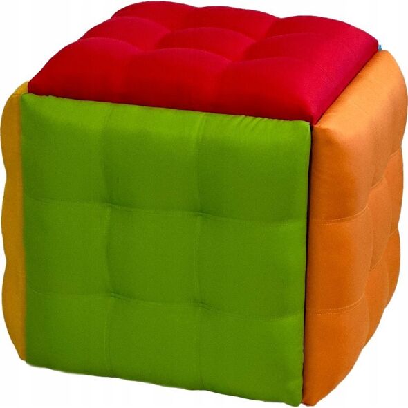 Triton Puf-transformator 5w1 - 5 taboretów w 1 pufie multicolor
